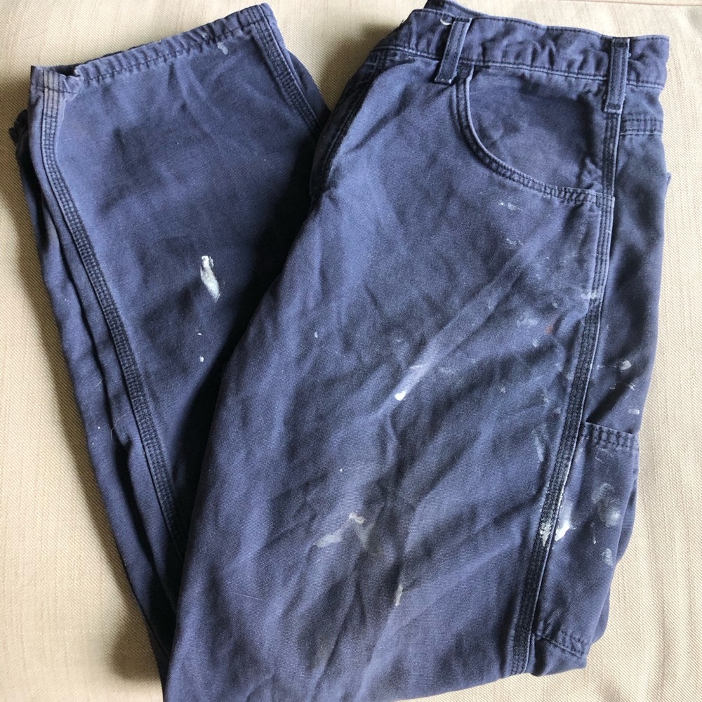 Vintage Paint Splatter FR Fire Resistant Carhartt 35/32 Pants